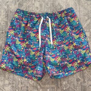 Chubbies Colorful Tropical Men's Athletic Shorts